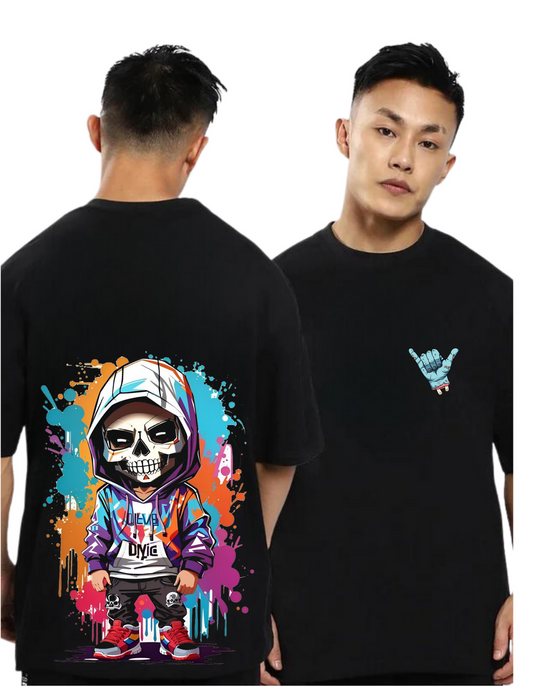 Cool Skull Oversized T-Shirt