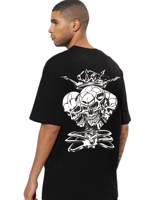 Skull King Oversized Drop Shoulder Tshirt