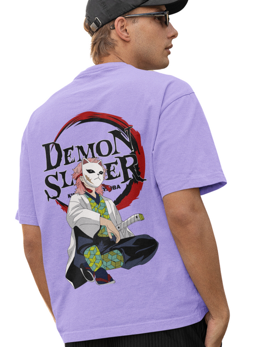 Demon Slayer Mask Oversized T-Shirt