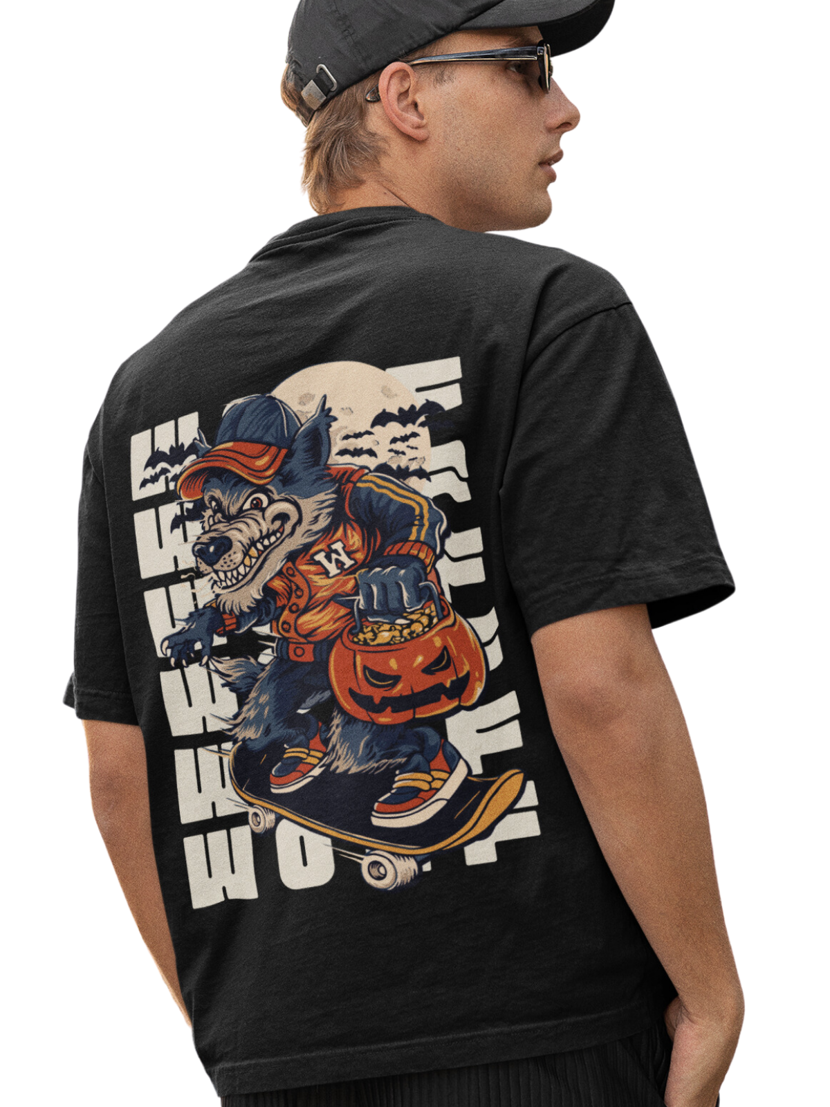 Wolf On Board Oversize T-Shirt