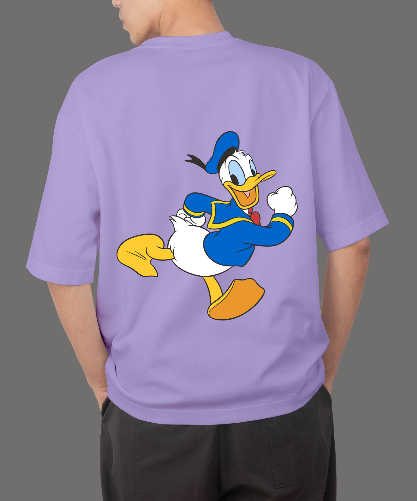 Donald Duck Lavendar Oversize T-Shirt