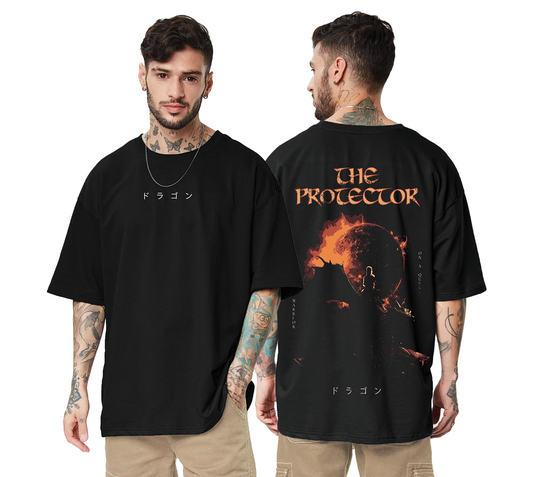 Protector, Oversizes T-Shirt, Drop Shoulder T-Shirt