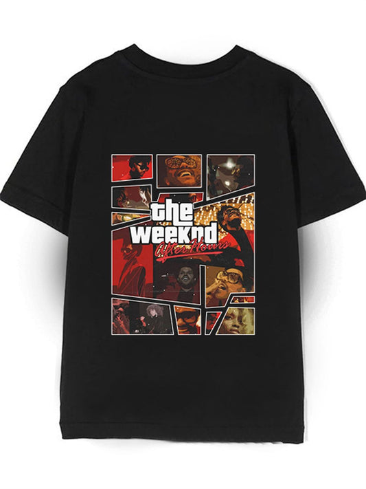 Weeknd Poster Oversized Tshirt