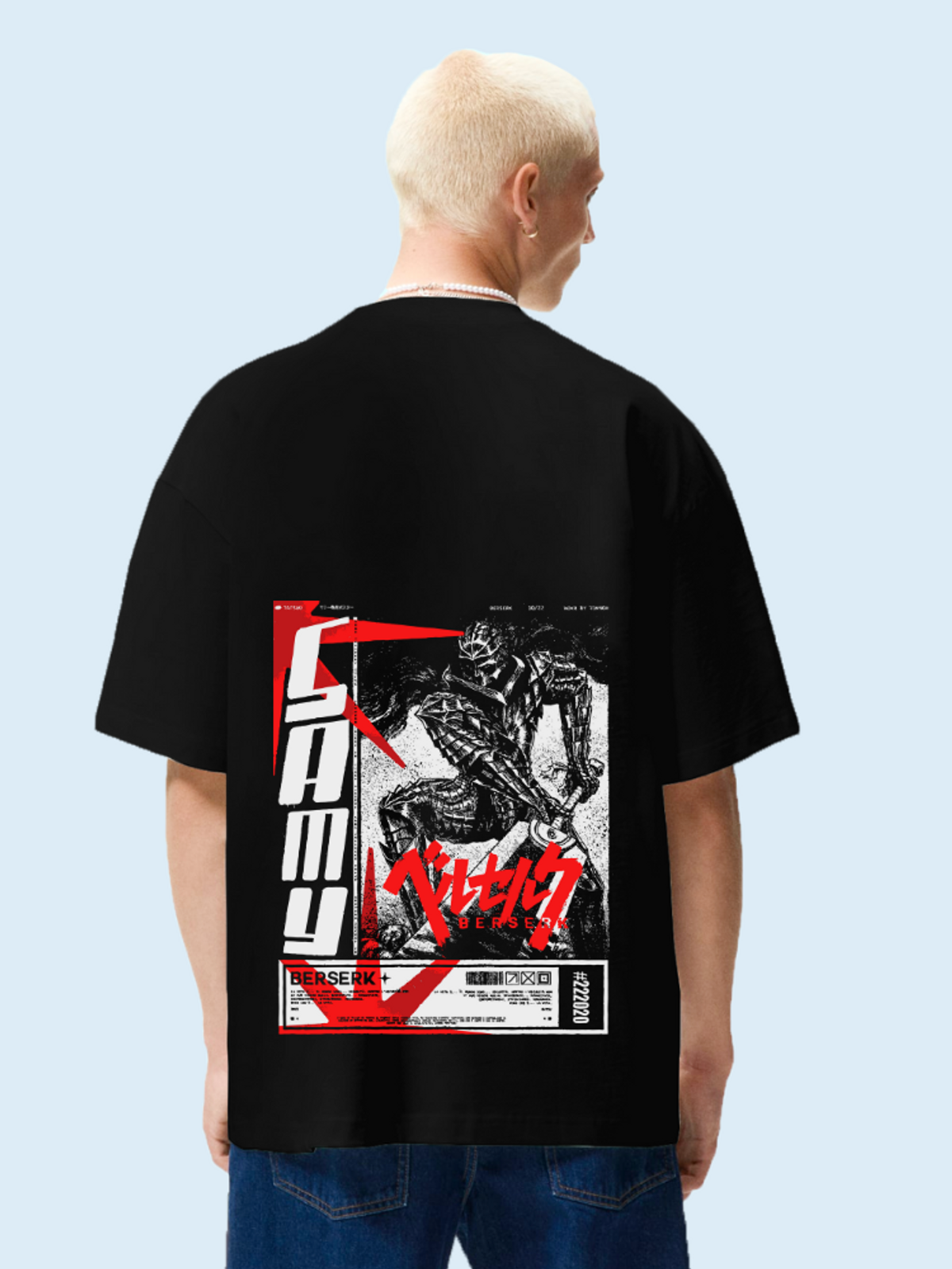 Cotton Tshirt, Oversized TShirt, Oversized, Streetwear, Trendy Tshirt, Graphic Tshirts, Berserk T-shirts, Anime T-shirts