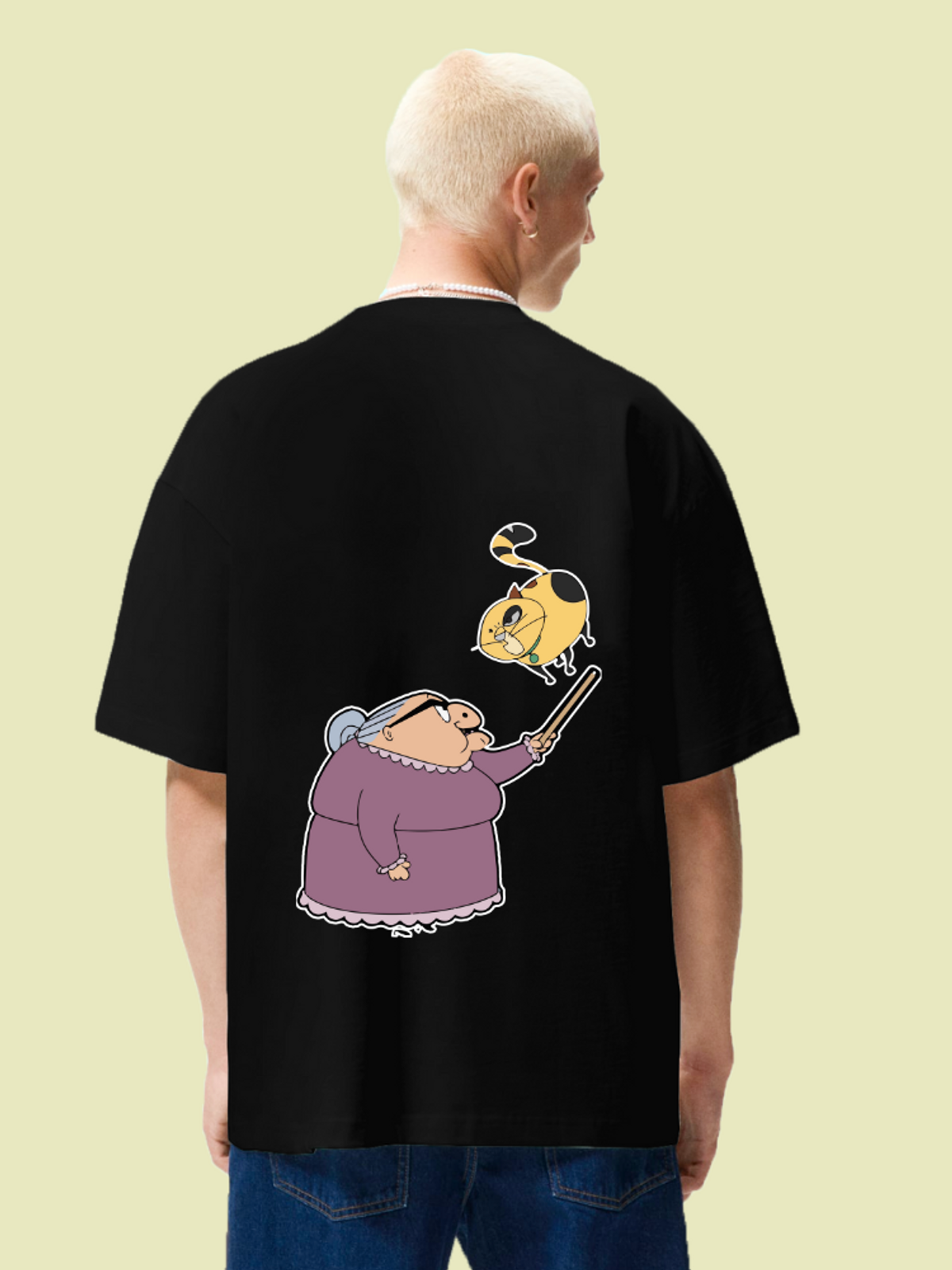 Wicked Cat Oversized Tshirt