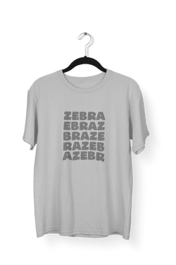 Zebra Typo premium Unisex Tshirt