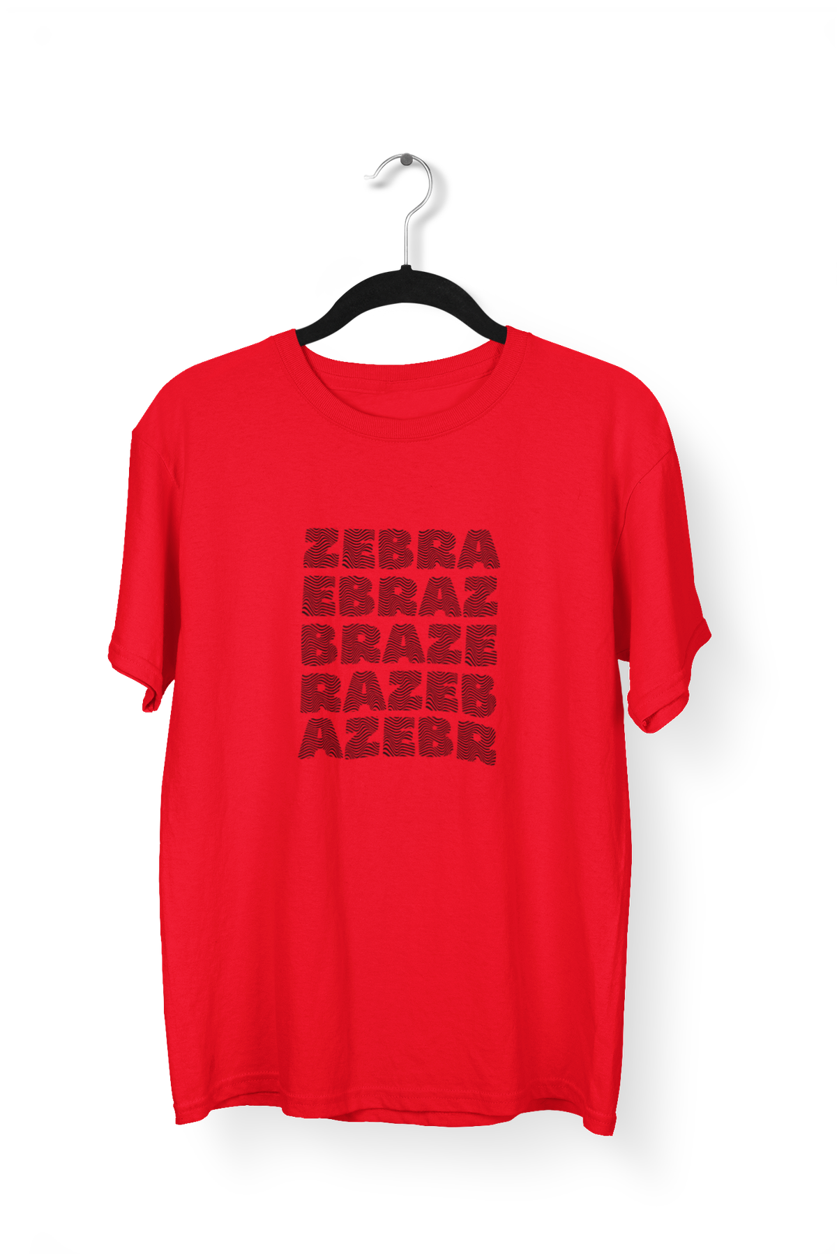 Zebra Typo premium Unisex Tshirt