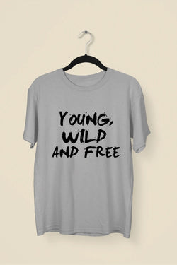 Young Wild And Free Premium Unisex Tshirt