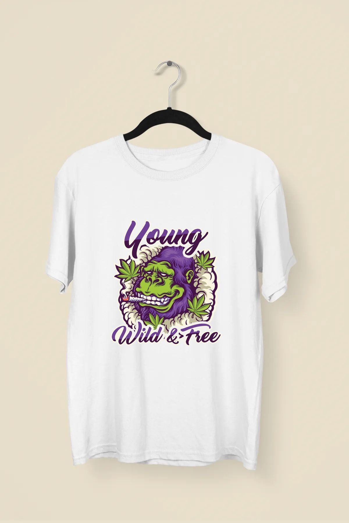 Young Wild And Free Premium Unisex Tshirt